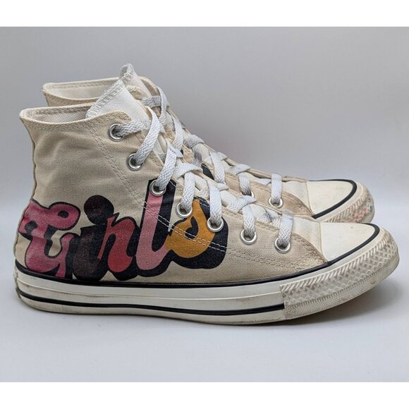 Converse Women's Size 8 Chuck Taylor All Star High Girls Unite Colorful High Top - Picture 2 of 7